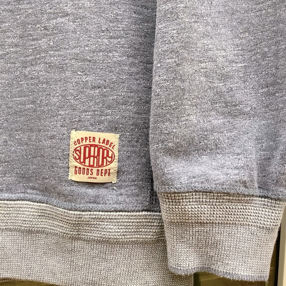 Superdry Copper Label Pullover Loopback Crew Sweatshirt, Large - Picture 6 of 8